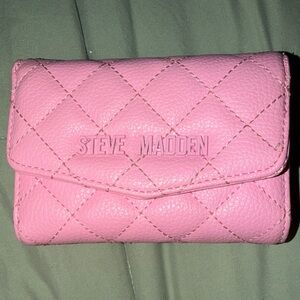 Steve Madden Quilted Pink Wallet